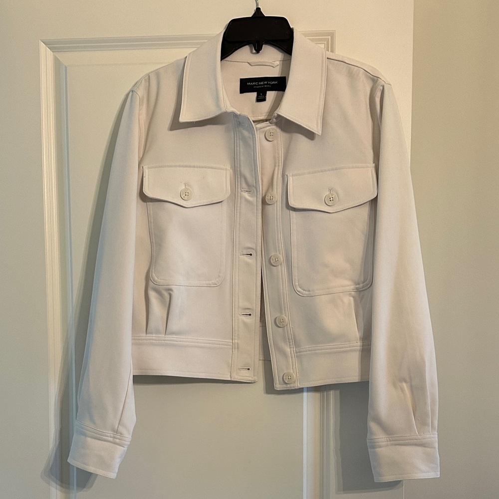 Marc New York Cream Jean Jacket